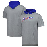 Atlanta Braves Mitchell & Ness Postgame Short Sleeve Pullover Hoodie Discount