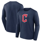 Cleveland Guardians Official Wordmark Long Sleeve T-Shirt Discount