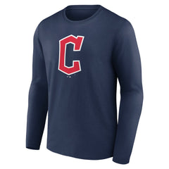 Cleveland Guardians Official Wordmark Long Sleeve T-Shirt Discount