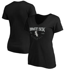 Chicago White Sox Women's Core Live For It V-Neck T-Shirt Outlet