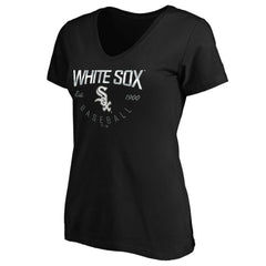 Chicago White Sox Women's Core Live For It V-Neck T-Shirt Outlet