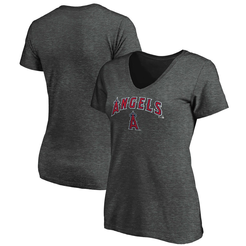 Los Angeles Angels Women's Core Team Lock Up V-Neck T-Shirt Online