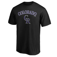 Colorado Rockies Team Lock Up Wordmark T-Shirt Discount