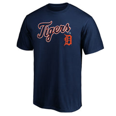 Detroit Tigers Team Lock Up Wordmark T-Shirt Outlet