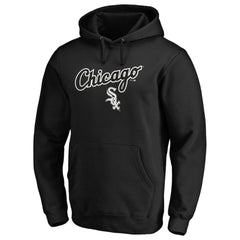 Chicago White Sox Team Lock Up Wordmark Pullover Hoodie Discount