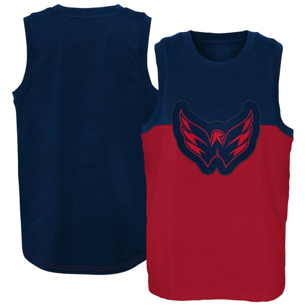 Washington Capitals Youth Revitalize Tank Top - Red/Navy | NHL near me