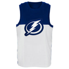 Tampa Bay Lightning Youth Revitalize Tank Top - White/Blue | NHL discount