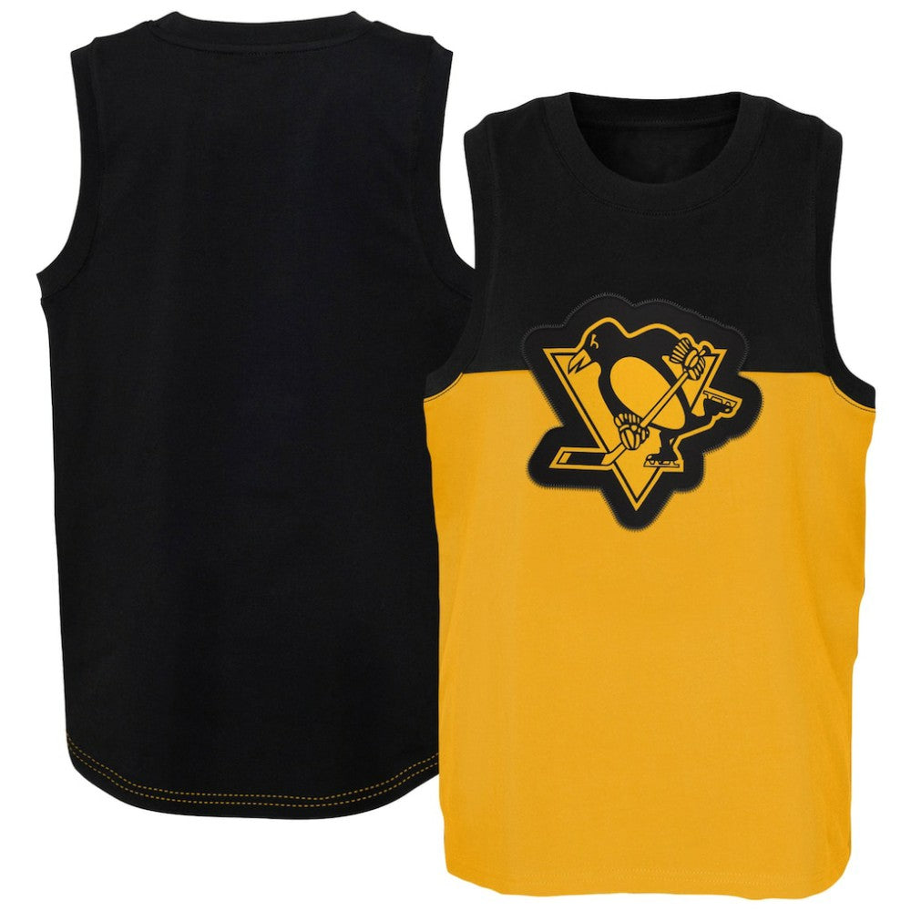 Pittsburgh Penguins Youth Revitalize Tank Top - Gold/Black | NHL discount