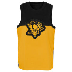 Pittsburgh Penguins Youth Revitalize Tank Top - Gold/Black | NHL discount