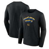 Fanatics Golden State Warriors Japanese Heritage Long Sleeve T-Shirt Black