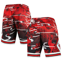 Mitchell & Ness Chicago Bulls Lunar New Year Swingman Shorts Red