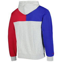 Mitchell & Ness Philadelphia 76ers Tie-Breaker Pullover Hoodie Heather Gray