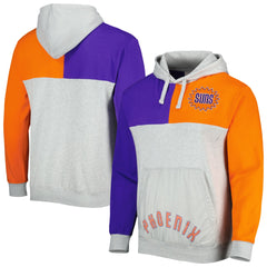 Mitchell & Ness Phoenix Suns Tie-Breaker Pullover Hoodie Heather Gray