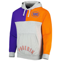 Mitchell & Ness Phoenix Suns Tie-Breaker Pullover Hoodie Heather Gray