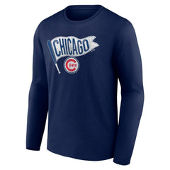 Chicago Cubs Flag Long Sleeve T-Shirt Near Me