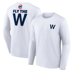 Chicago Cubs Fly the W Long Sleeve T-Shirt Outlet