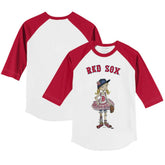 Boston Red Sox Tiny Turnip Youth Babes 3/4-Sleeve Raglan T-Shirt Near Me