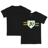 Athletics Tiny Turnip Youth Base Stripe T-Shirt Outlet
