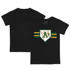 Athletics Tiny Turnip Youth Base Stripe T-Shirt Outlet