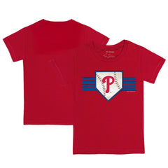 Philadelphia Phillies Tiny Turnip Youth Base Stripe T-Shirt Sale