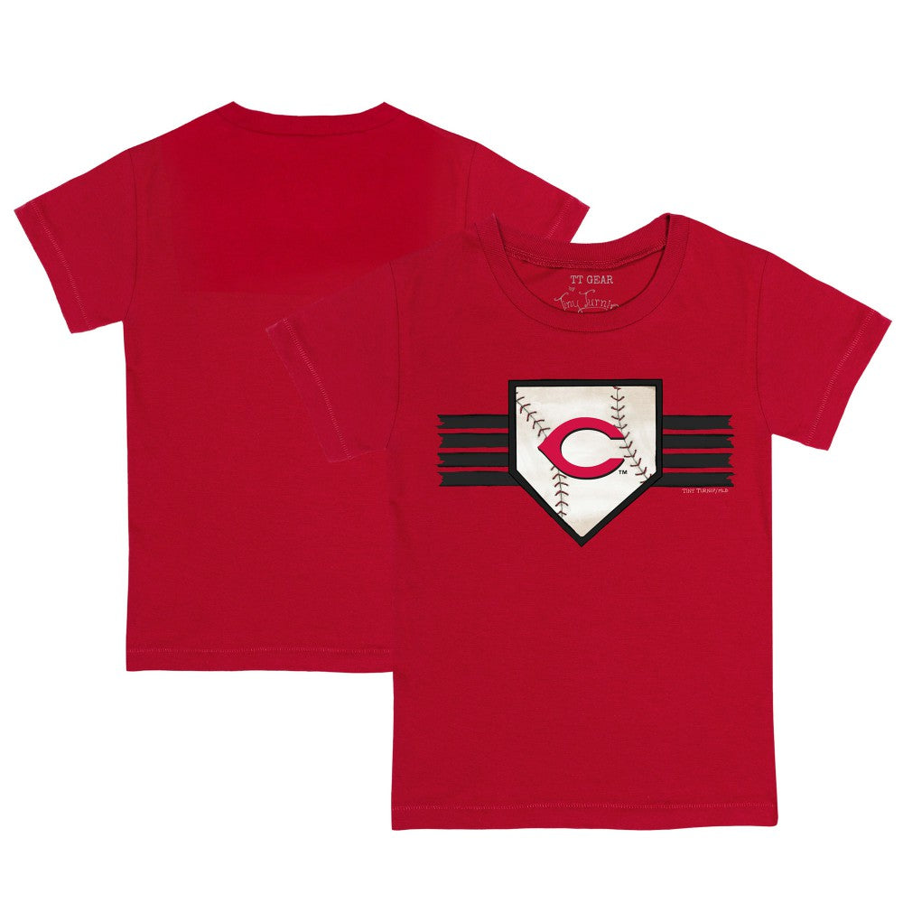 Cincinnati Reds Tiny Turnip Youth Base Stripe T-Shirt Online