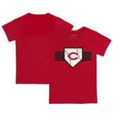 Cincinnati Reds Tiny Turnip Youth Base Stripe T-Shirt Online