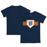 Detroit Tigers Tiny Turnip Youth Base Stripe T-Shirt Sale