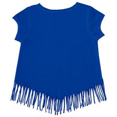 Texas Rangers Tiny Turnip Girls Youth Baseball Bow Fringe T-Shirt Near Me