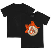 Baltimore Orioles Tiny Turnip Youth Baseball Bow T-Shirt Online