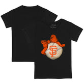 San Francisco Giants Tiny Turnip Youth Baseball Bow T-Shirt Outlet