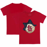 St. Louis Cardinals Tiny Turnip Youth Baseball Bow T-Shirt Online