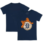 Detroit Tigers Tiny Turnip Youth Baseball Bow T-Shirt Online