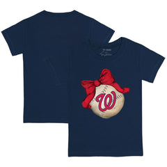 Washington Nationals Tiny Turnip Youth Baseball Bow T-Shirt Near Me