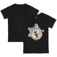Chicago White Sox Tiny Turnip Youth Baseball Bow T-Shirt Sale