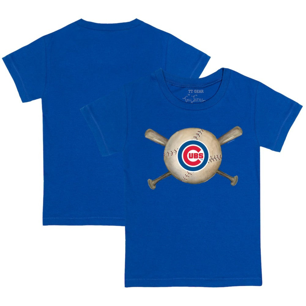 Chicago Cubs Tiny Turnip Youth Baseball Cross Bats T-Shirt Online