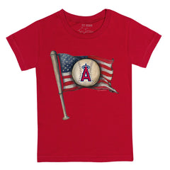 Los Angeles Angels Tiny Turnip Youth Baseball Flag T-Shirt Near Me
