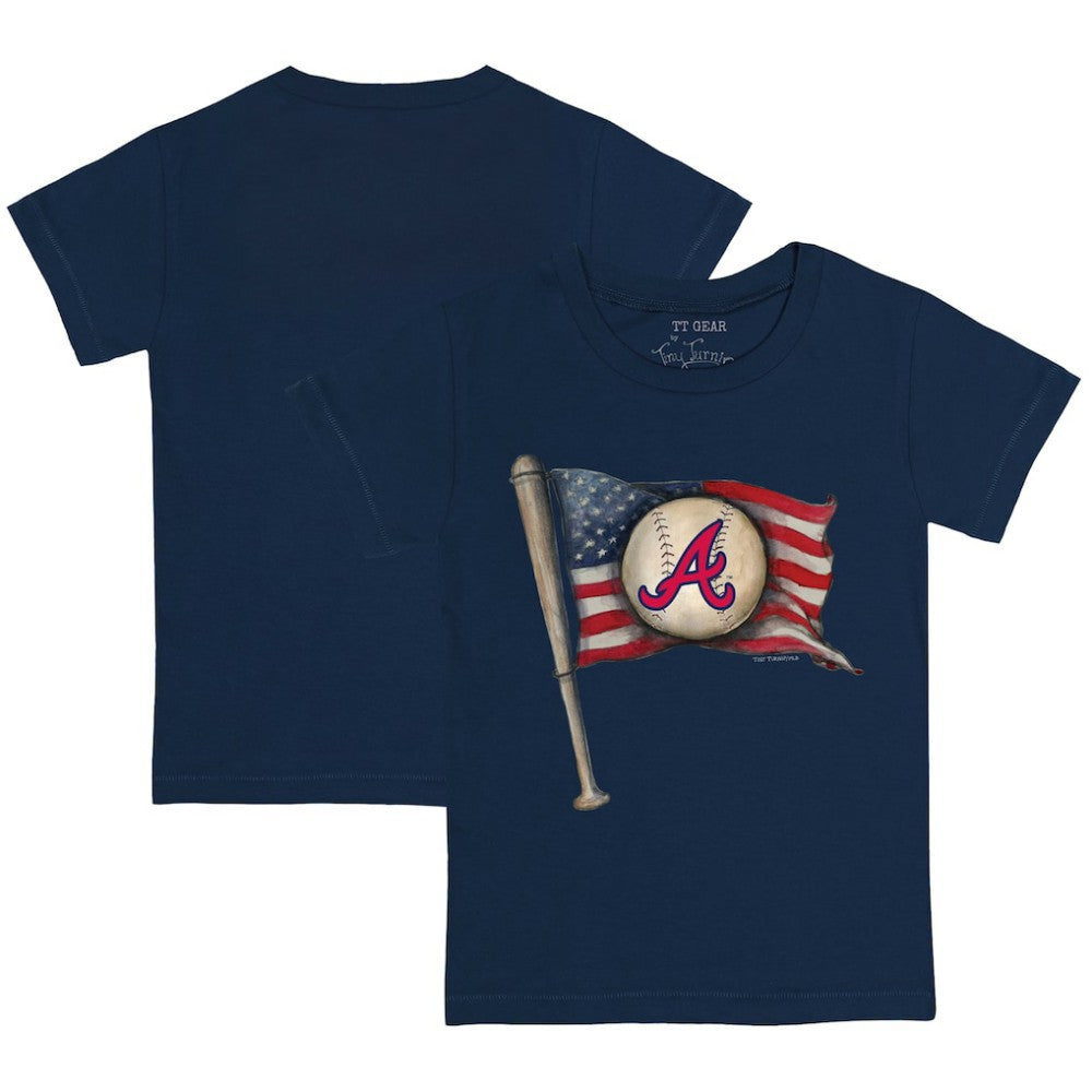 Atlanta Braves Tiny Turnip Youth Baseball Flag T-Shirt Online