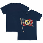 Milwaukee Brewers Tiny Turnip Youth Baseball Flag T-Shirt Online