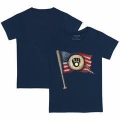 Milwaukee Brewers Tiny Turnip Youth Baseball Flag T-Shirt Online