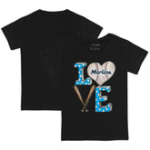 Miami Marlins Tiny Turnip Youth Baseball Love T-Shirt Outlet