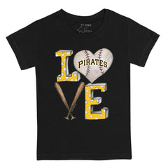Pittsburgh Pirates Tiny Turnip Youth Baseball Love T-Shirt Sale