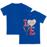 Texas Rangers Tiny Turnip Youth Baseball Love T-Shirt Discount