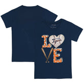 Detroit Tigers Tiny Turnip Youth Baseball Love T-Shirt Online
