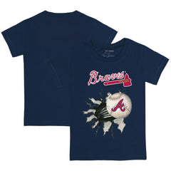 Atlanta Braves Tiny Turnip Youth Baseball Tear T-Shirt Outlet