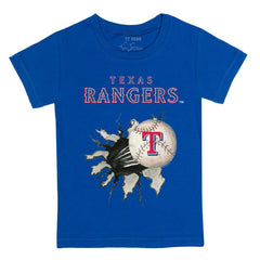 Texas Rangers Tiny Turnip Youth Baseball Tear T-Shirt Outlet