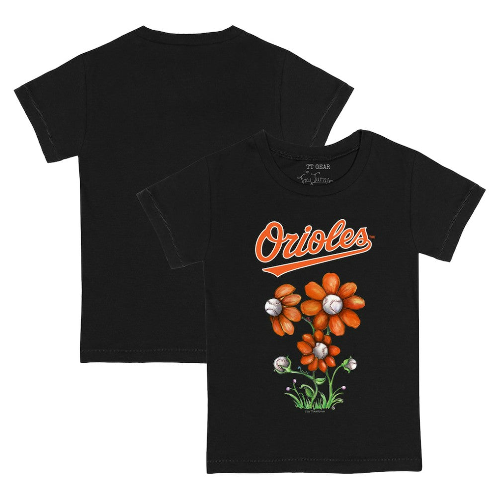 Baltimore Orioles Tiny Turnip Youth Blooming Baseballs T-Shirt Outlet