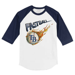Tampa Bay Rays Tiny Turnip Youth Fastball 3/4-Sleeve Raglan T-Shirt Outlet