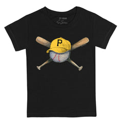 Pittsburgh Pirates Tiny Turnip Youth Hat Crossbats T-Shirt Discount