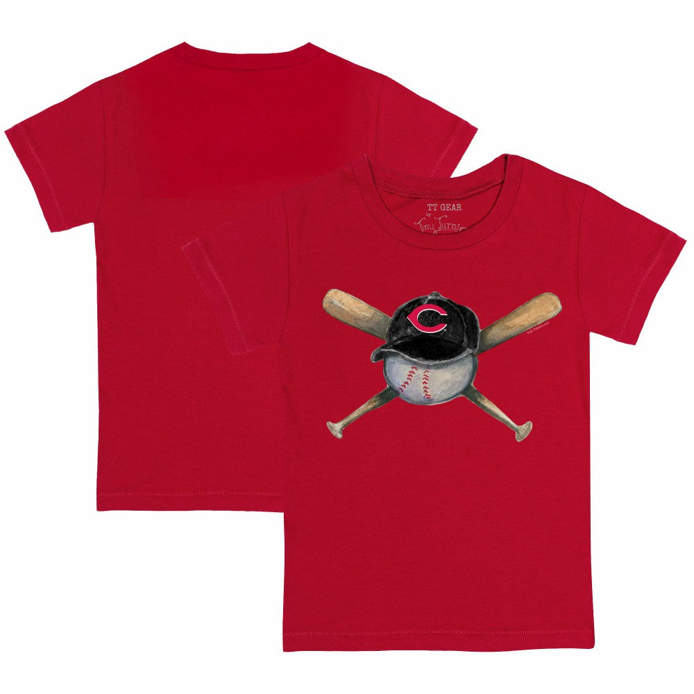 Cincinnati Reds Tiny Turnip Youth Hat Crossbats T-Shirt Discount