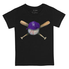 Colorado Rockies Tiny Turnip Youth Hat Crossbats T-Shirt Online